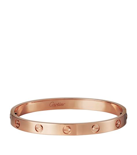 rose gold love bracelet cartier|cartier love bracelet gold plated.